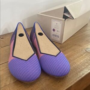 Women's Purple and Pink Flats